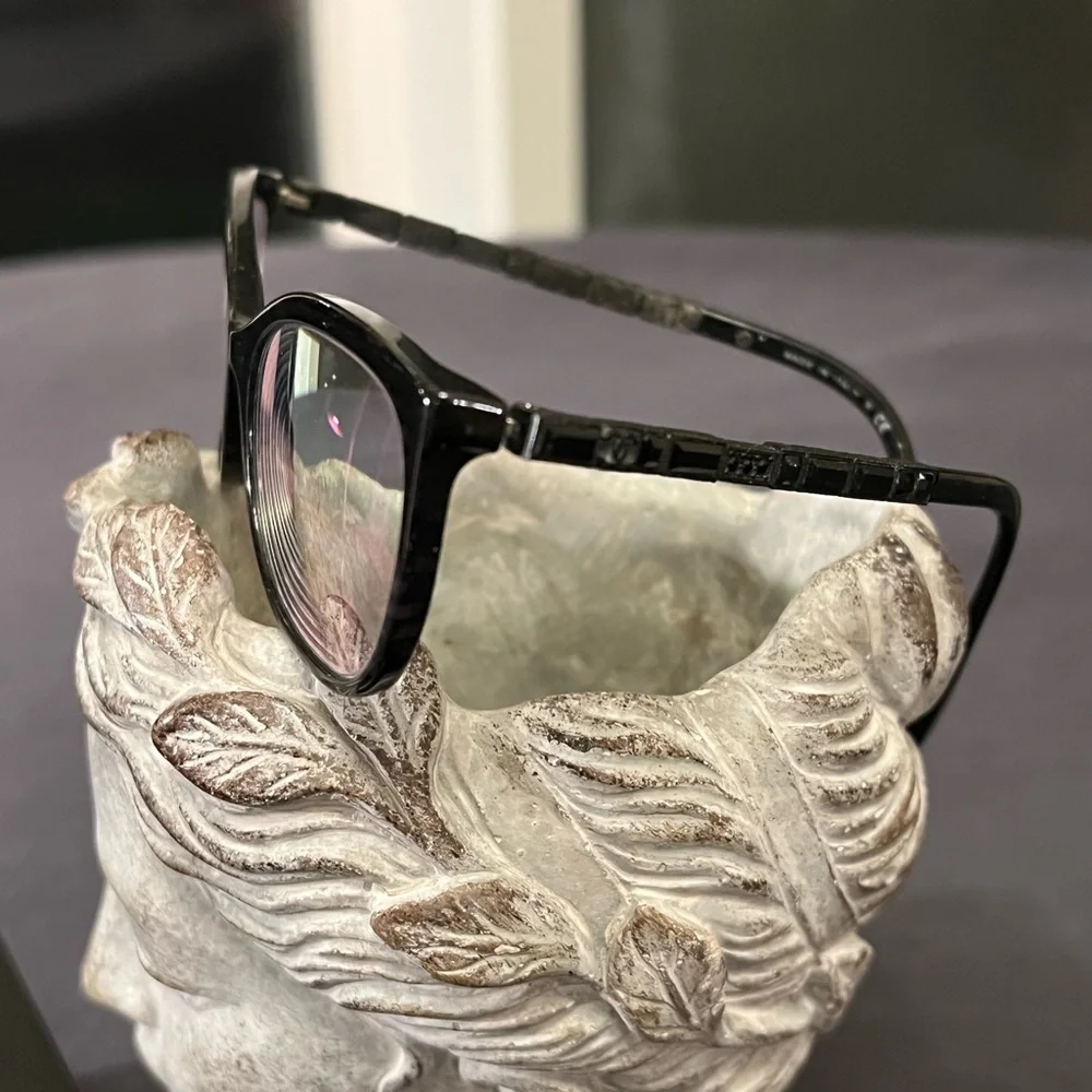 Chanel Women's Swarovski Jeweled Eyeglasses 3305 B c.1443 54mm Sparkle Black GUC